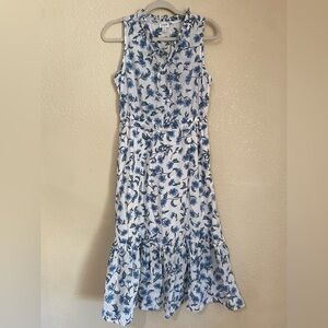J. Crew Floral Sleeveless Maxi Dress